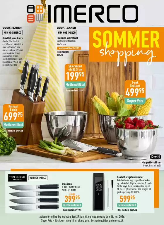 Imerco katalog i København | Uge 27 sommers shopping | 2026-06-29T00:00:00.000Z - 2026-07-26T00:00:00.000Z