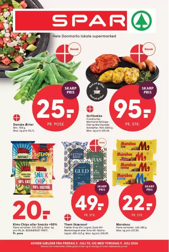 SPAR katalog i Odense | SPAR Tilbudsavis | 2026-07-03T00:00:00.000Z - 2026-07-09T00:00:00.000Z