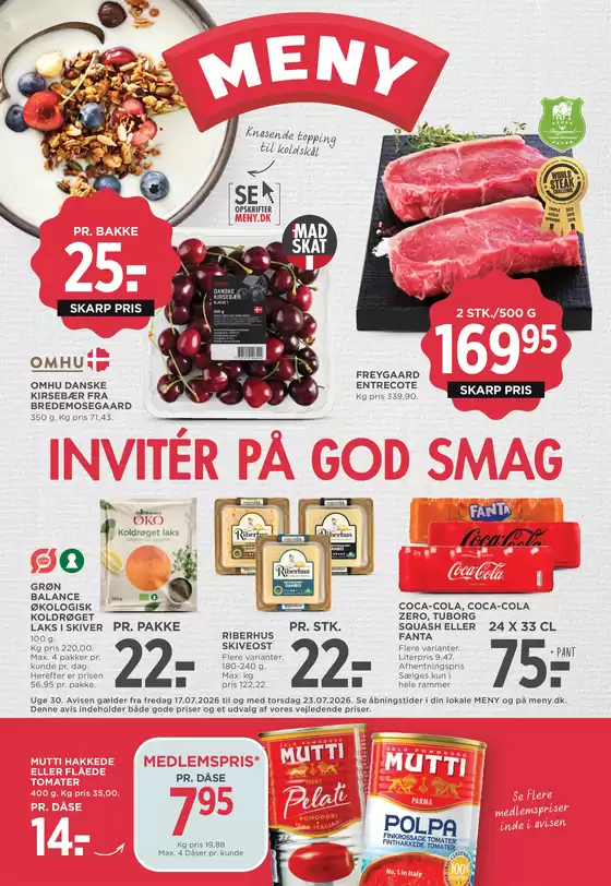 MENY katalog i Kalundborg | MENY uge 3026 | 2026-07-17T00:00:00.000Z - 2026-07-23T00:00:00.000Z
