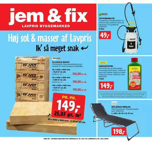 jem & fix katalog i Middelfart | jem & fix Tilbudsavis | 2026-07-19T00:00:00.000Z - 2026-07-25T00:00:00.000Z