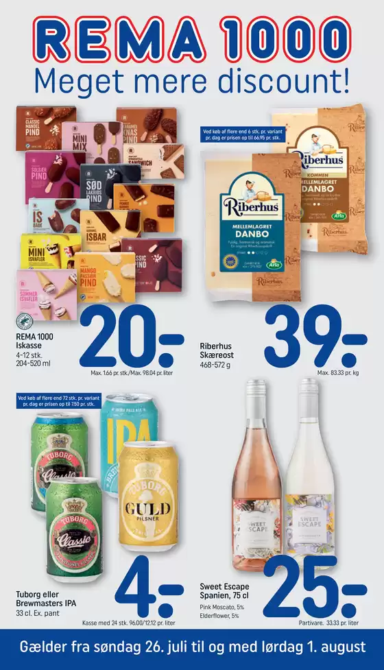 Rema 1000 katalog i Sønderborg | Rema 1000 Tilbudsavis | 2026-07-25T00:00:00.000Z - 2026-08-01T00:00:00.000Z