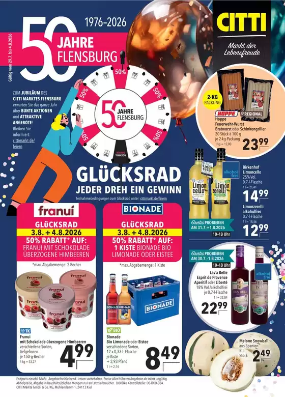 Citti katalog i Fredericia | 50 år i Flensborg | 2026-07-27T00:00:00.000Z - 2026-08-04T00:00:00.000Z