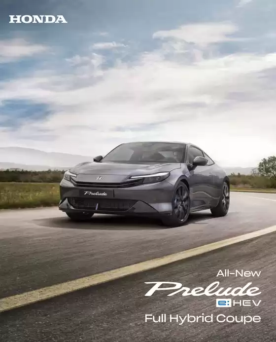 Honda katalog i Frederiksberg | Honda Prelude Brochure DK WEBB | 2026-01-01T00:00:00.000Z - 2026-12-31T00:00:00.000Z