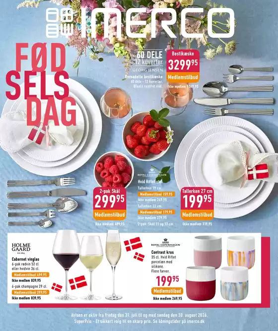 Imerco katalog | Uge 32 foedselsdag | 2026-07-31T00:00:00.000Z - 2026-08-30T00:00:00.000Z
