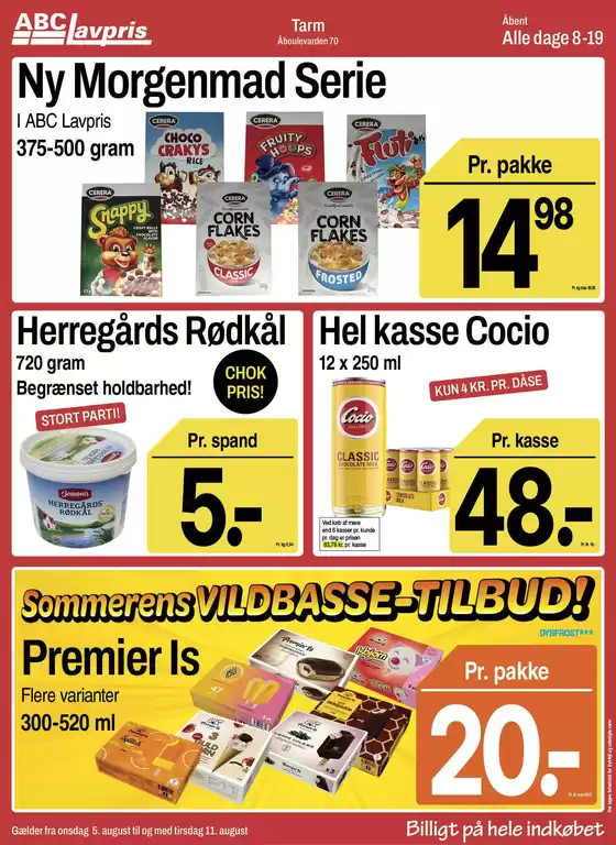 ABC Lavpris katalog | Stort udvalg af tilbud | 2026-08-05T00:00:00.000Z - 2026-08-11T00:00:00.000Z