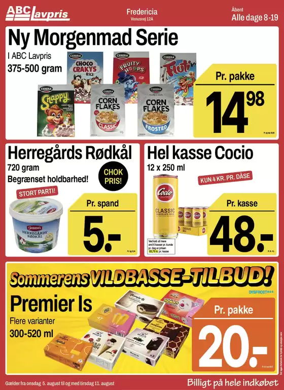 ABC Lavpris katalog | Fantastiske rabatter på udvalgte produkter | 2026-08-05T00:00:00.000Z - 2026-08-11T00:00:00.000Z