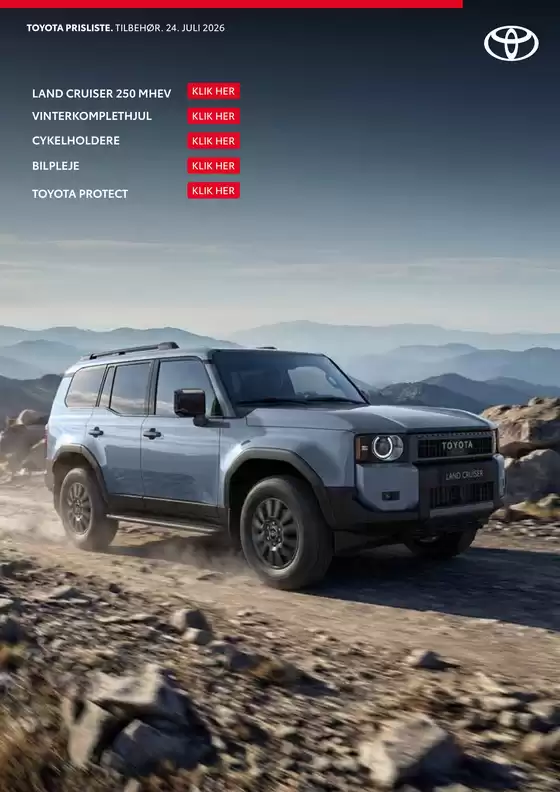 Toyota katalog | Land Cruiser Prisliste | 2026-01-01T00:00:00.000Z - 2026-12-31T00:00:00.000Z