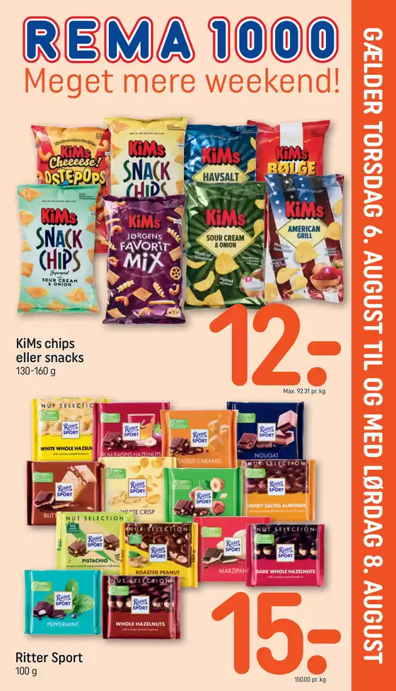 Rema 1000 katalog i Slagelse | Fantastiske rabatter på udvalgte produkter | 2026-08-05T00:00:00.000Z - 2026-08-08T00:00:00.000Z