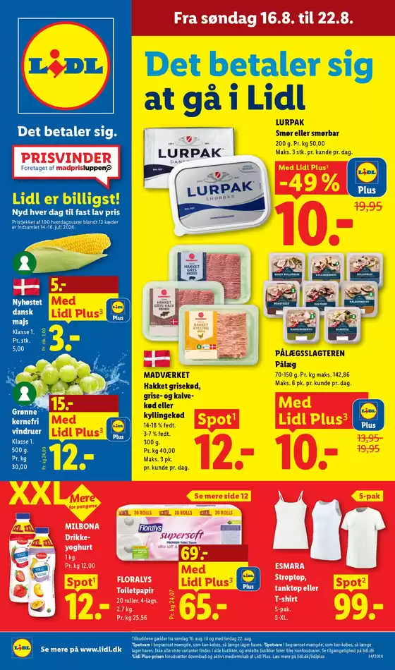 Lidl katalog i Horsens | Lidl avis | 2026-08-16T00:00:00.000Z - 2026-08-22T00:00:00.000Z