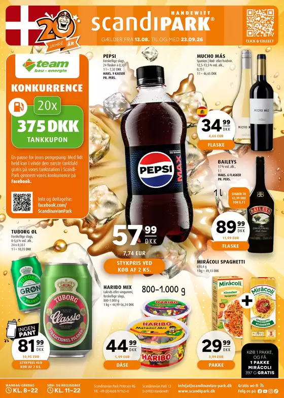 Scandinavian Park katalog i Skive | Epaper scandipark tilbud september 2026 | 2026-08-13T00:00:00.000Z - 2026-09-23T00:00:00.000Z