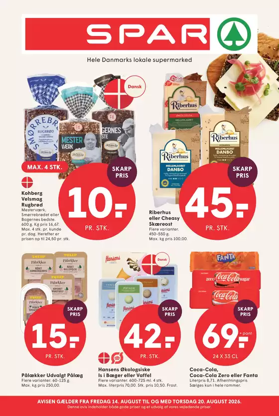 SPAR katalog i Kerteminde | SPARnsteuge | 2026-08-14T00:00:00.000Z - 2026-08-20T00:00:00.000Z