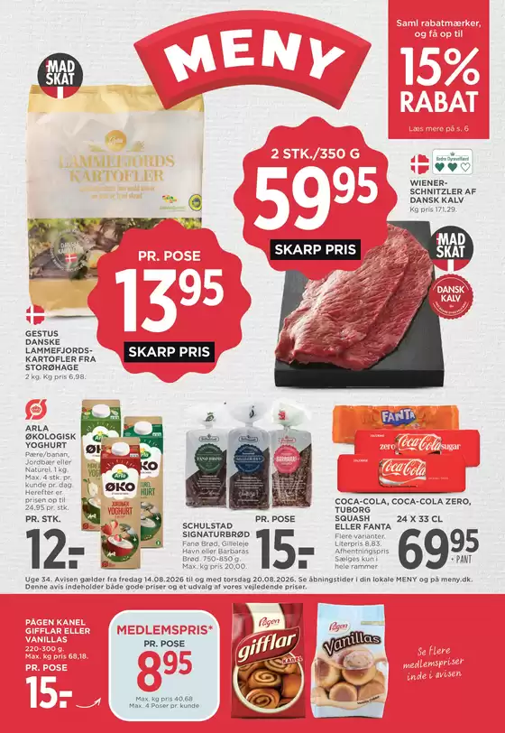 MENY katalog i Kerteminde | MENY uge 3426 | 2026-08-14T00:00:00.000Z - 2026-08-20T00:00:00.000Z