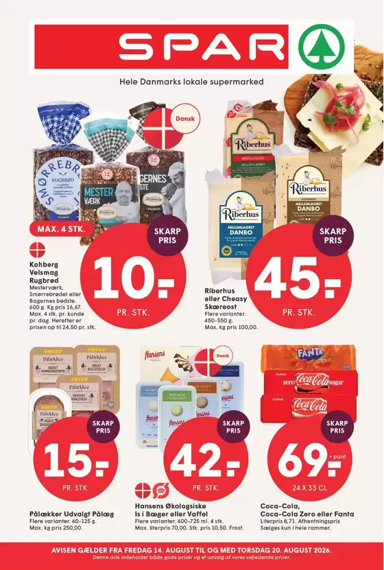 SPAR katalog i Kerteminde | SPAR Tilbudsavis | 2026-08-14T00:00:00.000Z - 2026-08-20T00:00:00.000Z