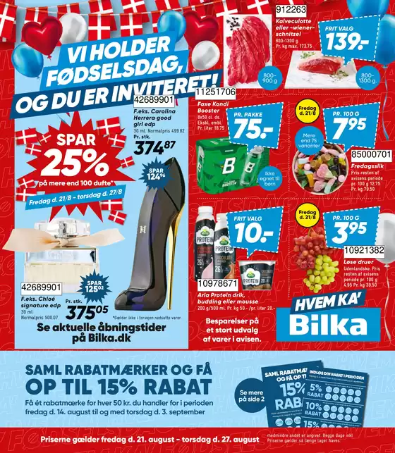 Bilka katalog | Uge 35 food | 2026-08-14T00:00:00.000Z - 2026-09-03T00:00:00.000Z