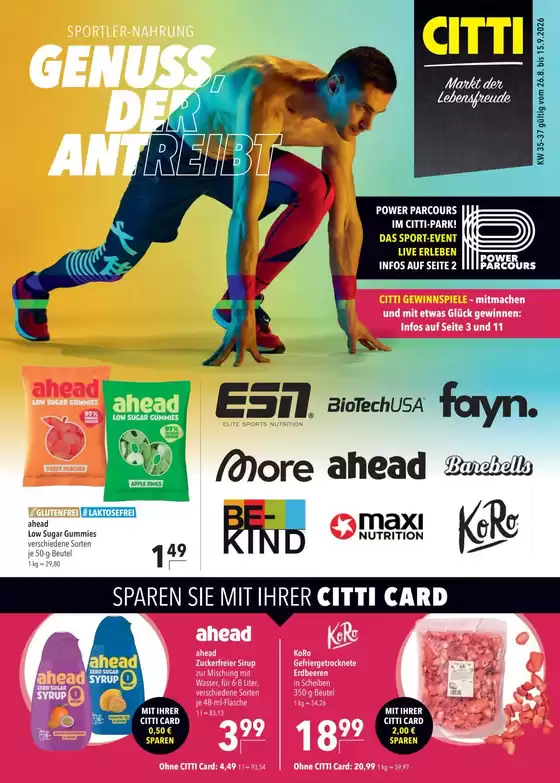 Citti katalog i Hellerup | Sport og næring | 2026-08-23T00:00:00.000Z - 2026-09-15T00:00:00.000Z