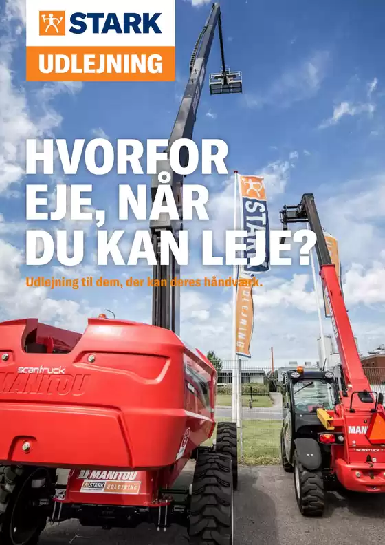 Stark katalog i Tårup | Udlejning - Kom og lej med os | 2026-08-26T00:00:00.000Z - 2026-09-09T00:00:00.000Z