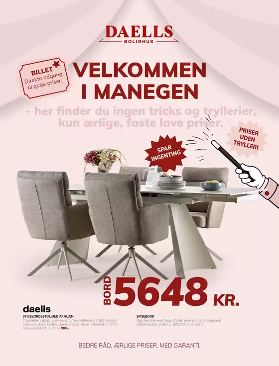 Daells Bolighus katalog i Hobro | Ingen tricks og tryllerier | 2026-08-27T00:00:00.000Z - 2026-09-10T00:00:00.000Z