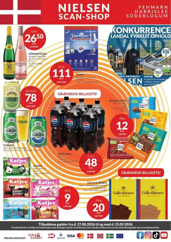 Nielsen's Discount katalog | Nielsens Discount Tilbudsavis | 2026-08-27T00:00:00.000Z - 2026-09-23T00:00:00.000Z