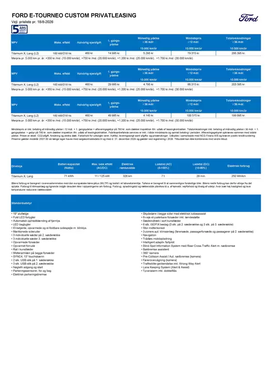 Ford katalog i Silkeborg | E tourneo custom. | 2026-08-31T00:00:00.000Z - 2026-12-31T00:00:00.000Z
