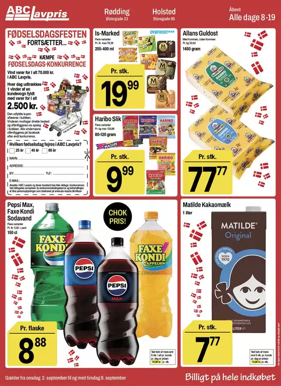 ABC Lavpris katalog | Tilbud til kupjægere | 2026-09-02T00:00:00.000Z - 2026-09-08T00:00:00.000Z