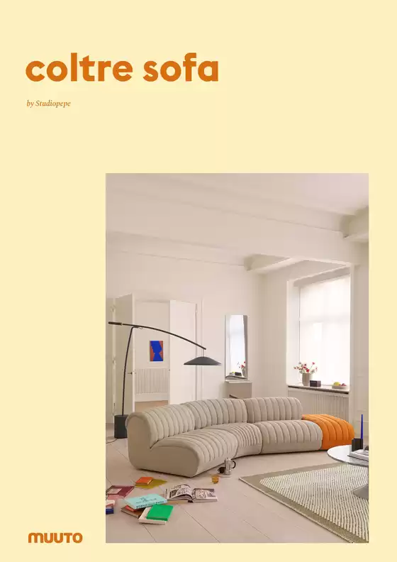 Muuto katalog i Silkeborg | Press Relase - Coltre Sofa | 2026-09-02T00:00:00.000Z - 2026-09-16T00:00:00.000Z