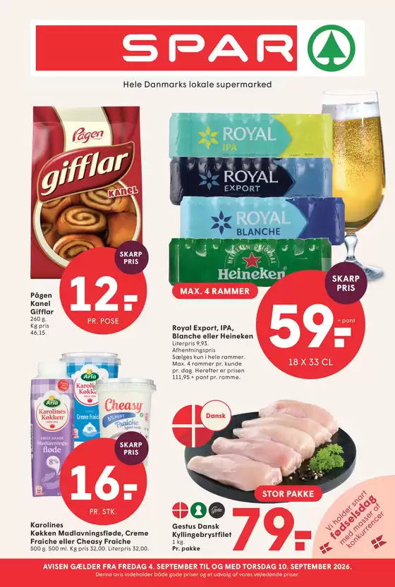 SPAR katalog i Esbjerg | SPARnsteuge | 2026-09-04T00:00:00.000Z - 2026-09-10T00:00:00.000Z
