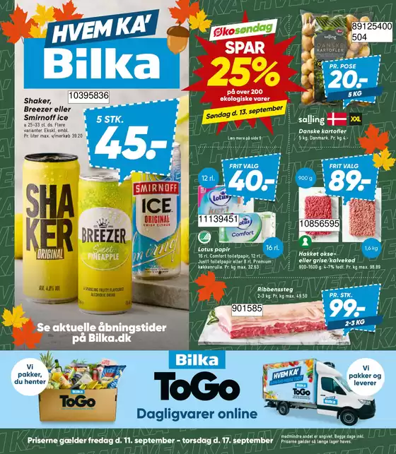 Bilka katalog i Brøndby | Uge 38 food | 2026-09-11T00:00:00.000Z - 2026-09-17T00:00:00.000Z