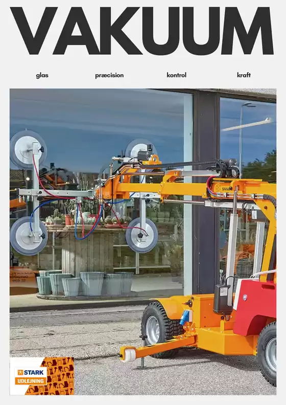 Stark katalog | Udlejning - Glasløftere | 2026-09-09T00:00:00.000Z - 2026-09-23T00:00:00.000Z