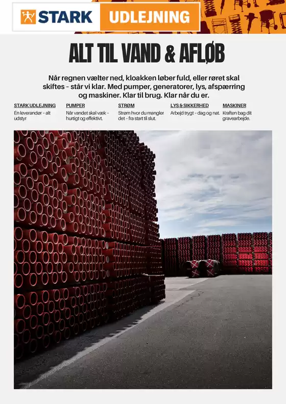 Stark katalog | Udlejning - Alt til VA | 2026-09-09T00:00:00.000Z - 2026-09-23T00:00:00.000Z