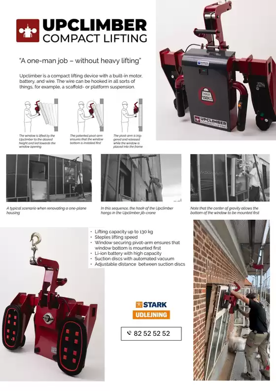 Stark katalog | Udlejning - Upclimber Compact Lifting | 2026-09-09T00:00:00.000Z - 2026-09-23T00:00:00.000Z