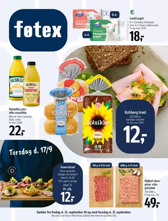 Føtex katalog | Uge 38 | 2026-09-11T00:00:00.000Z - 2026-09-17T00:00:00.000Z