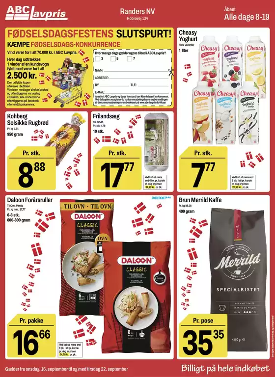 ABC Lavpris katalog i Frederikshavn | Toptilbud til alle kupjægere | 2026-09-16T00:00:00.000Z - 2026-09-22T00:00:00.000Z