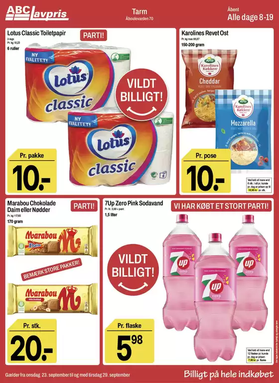 ABC Lavpris katalog | Fantastisk tilbud til alle kunder | 2026-09-23T00:00:00.000Z - 2026-09-29T00:00:00.000Z