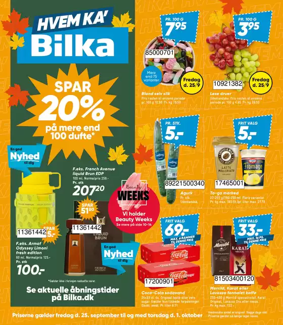 Bilka katalog | Uge 40 food | 2026-09-25T00:00:00.000Z - 2026-10-01T00:00:00.000Z