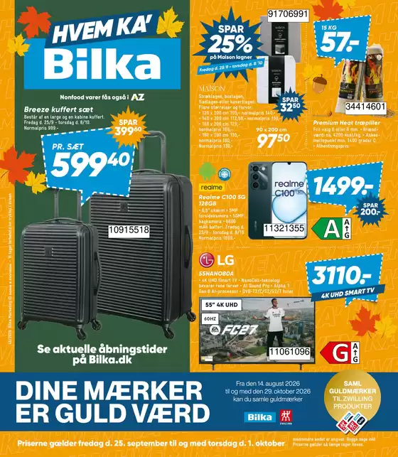 Bilka katalog | Uge 40 nonfood | 2026-09-25T00:00:00.000Z - 2026-10-08T00:00:00.000Z