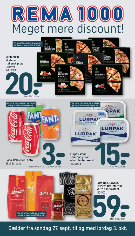 Rema 1000 katalog | Uge 40 | 2026-09-27T00:00:00.000Z - 2026-10-03T00:00:00.000Z