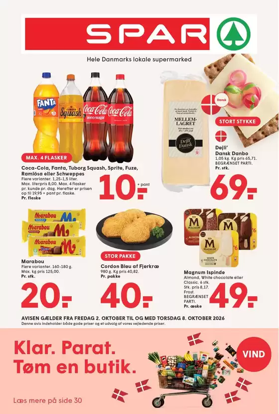 SPAR katalog i København | SPAR Tilbudsavis | 2026-10-02T00:00:00.000Z - 2026-10-08T00:00:00.000Z