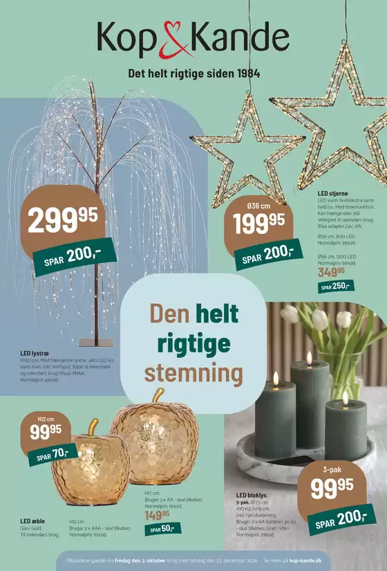 Kop & Kande katalog i Odense | De helt rigtige tilbud | 2026-10-02T00:00:00.000Z - 2026-12-23T00:00:00.000Z