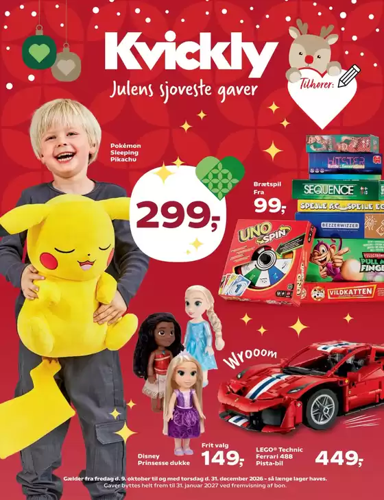 Kvickly katalog i Ringsted | Legetøjskatalog | 2026-10-09T00:00:00.000Z - 2026-12-31T00:00:00.000Z