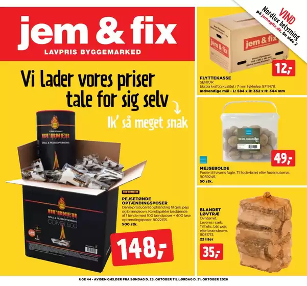 jem & fix katalog i Roskilde | Ugeavis - uge 44 | 2026-10-25T00:00:00.000Z - 2026-10-31T00:00:00.000Z