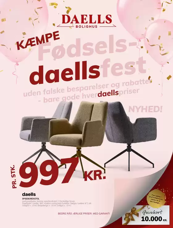 Daells Bolighus katalog | Fødselsdaells 2026 | 2026-10-29T00:00:00.000Z - 2026-11-12T00:00:00.000Z