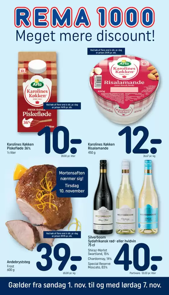Rema 1000 katalog | Uge 45 | 2026-11-01T00:00:00.000Z - 2026-11-07T00:00:00.000Z