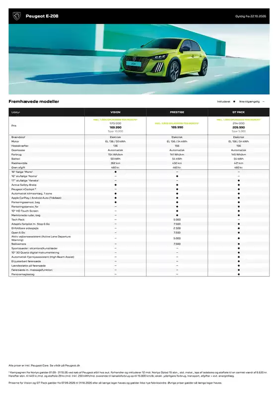 Peugeot katalog | Peugeot E-208 | 2026-10-29T00:00:00.000Z - 2027-10-29T00:00:00.000Z