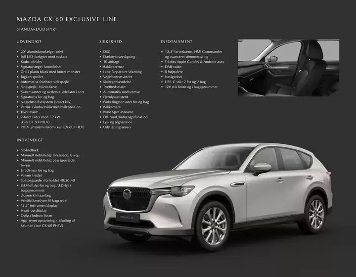 cx 60 priser og udstyr juni 2025