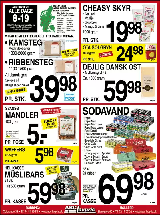 ABC Lavpris katalog i Vejle | Attraktive særtilbud til alle | 2025-07-30T00:00:00.000Z - 2025-08-05T00:00:00.000Z