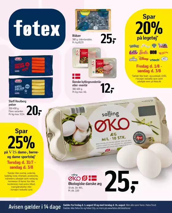 Føtex katalog i Vejle | Føtex Tilbudsavis | 2025-08-01T00:00:00.000Z - 2025-08-14T00:00:00.000Z