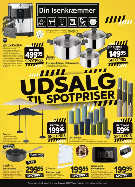 Din Isenkræmmer UDSALG TIL SPOTPRISER