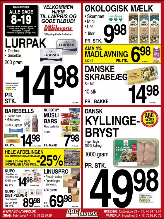 ABC Lavpris katalog i Aalborg | Aktuelle særkampagner | 2025-08-06T00:00:00.000Z - 2025-08-12T00:00:00.000Z
