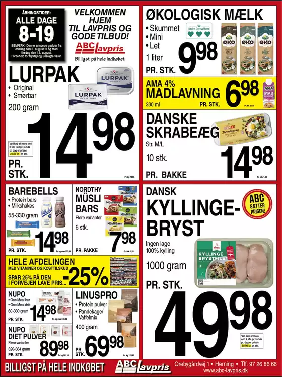 ABC Lavpris katalog i Aalborg | Spar nu med vores tilbud | 2025-08-06T00:00:00.000Z - 2025-08-12T00:00:00.000Z