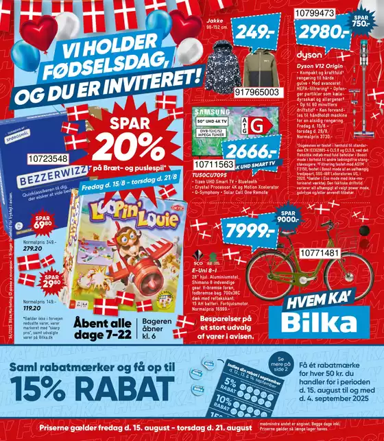Stort udvalg af tilbud